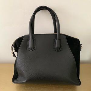 Sole Society black vegan leather bag.